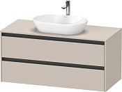 Duravit Ketho.2 Тумба под раковину 120x55x56,8h см, цвет: серо-коричневый мат. K24897091910000