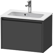 Duravit Ketho.2 Тумба под раковину с 1-им ящ. 61x39x44h см, цвет: графит мат. K25055049490000