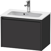 Duravit Ketho.2 Тумба под раковину с 1-им ящ. 61x39x44h см, цвет: графит супермат. K25055080800000