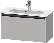 Duravit Ketho.2 Тумба под раковину с 1-им ящ. 81x39x44h см, цвет: бетонно-серый мат. K25056007070000