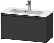 Duravit Ketho.2 Тумба под раковину с 1-им ящ. 81x39x44h см, цвет: графит супермат. K25056080800000