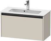 Duravit Ketho.2 Тумба под раковину 81x39x44h см, цвет: серо-коричневый супермат. K25056083830000