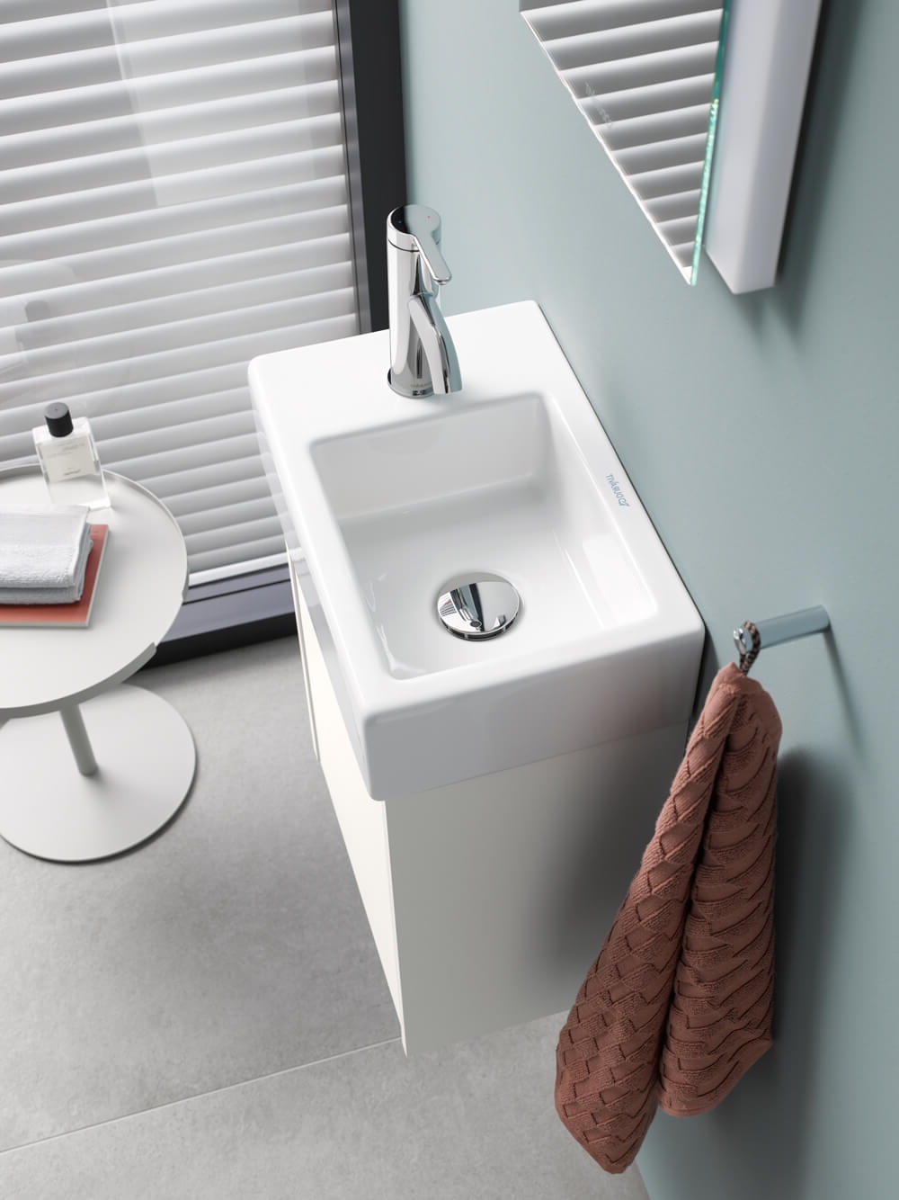 Duravit Ketho.2 Тумба под раковину 41x29,2x44h см, цвет: Gres Pietra Grey Opaco K25060R18180000