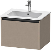 Duravit Ketho.2 Тумба под раковину подвесная с 1-им ящиком 61x48x44h см, цвет: лен K25062075750000