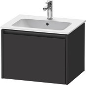 Duravit Ketho.2 Тумба под раковину с 1-им ящ. 61x48x44h см, цвет: графит супермат. K25062080800000