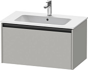 Duravit Ketho.2 Тумба под раковину с 1-им ящ. 81x48x44h см, цвет: бетонно-серый мат. K25063007070000