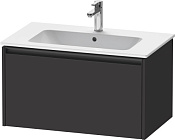 Duravit Ketho.2 Тумба под раковину с 1-им ящ. 81x48x44h см, цвет: графит супермат. K25063080800000