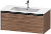 Duravit Ketho.2 Тумба под раковину с 1-им ящ. 101x48x44h см, цвет: орех натур. K25064079790000