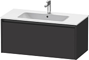 Duravit Ketho.2 Тумба под раковину с 1-им ящ. 101x48x44h см, цвет: графит супермат. K25064080800000