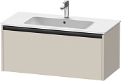 Duravit Ketho.2 Тумба под раковину 101x48x44h см, цвет: серо-коричневый супермат. K25064083830000