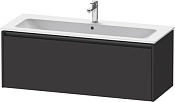 Duravit Ketho.2 Тумба под раковину с 1-им ящ. 121x48x44h см, цвет: графит супермат. K25065080800000