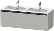 Duravit Ketho.2 Тумба под двойную раковину 121x48x44h см, цвет: бетонно-серый мат. K25066007070000