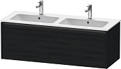 Duravit Ketho.2 Тумба под двойную раковину 121x48x44h см, цвет: дуб черный K25066016160000