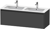 Duravit Ketho.2 Тумба под двойную раковину 121x48x44h см, цвет: графит мат. K25066049490000