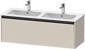 Duravit Ketho.2 Тумба под двойную рак. 121x48x44h см, цвет: серо-коричн. супермат. K25066083830000