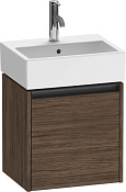 Duravit Ketho.2 Тумба под раковину подвесная 43,4x33,8x44h см, цвет: орех темный K25070R21210000