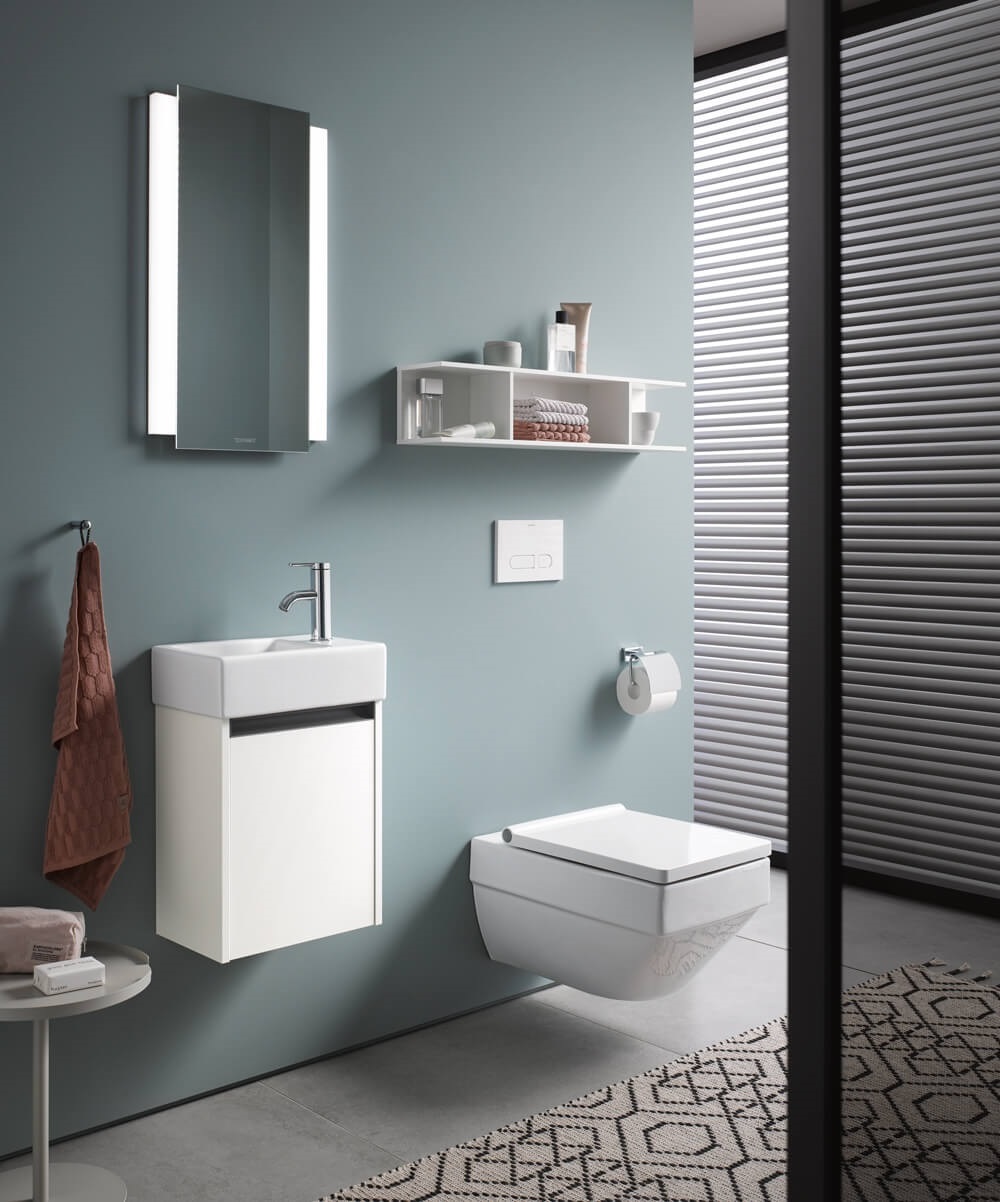 Duravit Ketho.2 Тумба под раковину подвесная 36,4x23,8x44h см, цвет: дуб черный K25071L16160000