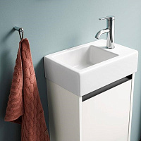 Duravit Ketho.2 Тумба под раковину подвесная 36,4x23,8x44h см, цвет: дуб черный K25071L16160000