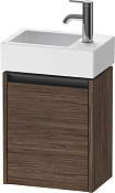 Duravit Ketho.2 Тумба под раковину подвесная 36,4x23,8x44h см, цвет: орех темный K25071L21210000