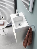 Duravit Ketho.2 Тумба под раковину 48,4x23,8x44h см, цвет: серо-коричневый мат. K25072R91910000