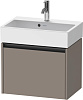 Duravit Ketho.2 Тумба под раковину с 1-им ящ. 58,4x39x44h см, цвет: базальт мат. K25073043430000