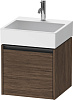 Duravit Ketho.2 Тумба под раковину с 1-им ящ. 48,4x46x44h см, цвет: орех темн. K25074021210000