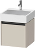 Duravit Ketho.2 Тумба под раковину 48,4x46x44h см, цвет: серо-коричневый супермат. K25074083830000