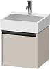 Duravit Ketho.2 Тумба под раковину 48,4x46x44h см, цвет: серо-коричневый мат. K25074091910000