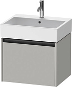 Duravit Ketho.2 Тумба под раковину 58,4x46x44h см, цвет: бетонно-серый мат. K25075007070000