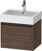 Duravit Ketho.2 Тумба под раковину с 1-им ящ. 58,4x46x44h см, цвет: орех темн. K25075021210000