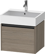 Duravit Ketho.2 Тумба под раковину с 1-им ящ. 58,4x46x44h см, цвет: дуб терра K25075035350000