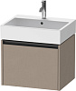 Duravit Ketho.2 Тумба под раковину подвесная с 1-им ящиком 58,4x46x44h см, цвет: лен K25075075750000