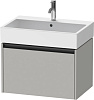 Duravit Ketho.2 Тумба под раковину 68,4x46x44h см, цвет: бетонно-серый мат. K25076007070000