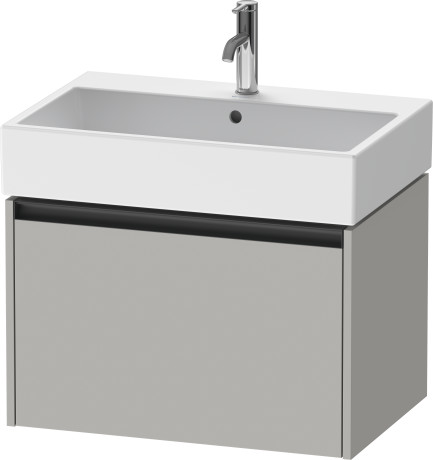 Duravit Ketho.2 Тумба под раковину 68,4x46x44h см, цвет: бетонно-серый мат. K25076007070000