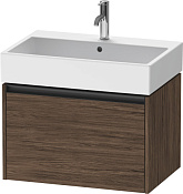 Duravit Ketho.2 Тумба под раковину с 1-им ящ. 68,4x46x44h см, цвет: орех темн. K25076021210000