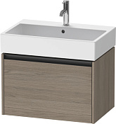 Duravit Ketho.2 Тумба под раковину с 1-им ящ. 68,4x46x44h см, цвет: дуб терра K25076035350000