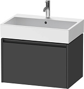 Duravit Ketho.2 Тумба под раковину с 1-им ящ. 68,4x46x44h см, цвет: графит мат. K25076049490000