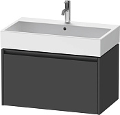 Duravit Ketho.2 Тумба под раковину с 1-им ящ. 78,4x46x44h см, цвет: графит мат. K25077049490000