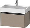 Duravit Ketho.2 Тумба под раковину подвесная с 1-им ящиком 78,4x46x44h см, цвет: лен K25077075750000