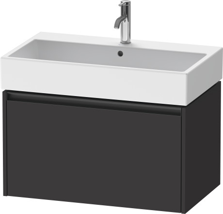 Duravit Ketho.2 Тумба под раковину с 1-им ящ. 78,4x46x44h см, цвет: графит супермат. K25077080800000