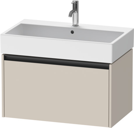 Duravit Ketho.2 Тумба под раковину 78,4x46x44h см, цвет: серо-коричневый супермат. K25077083830000