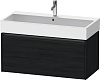 Duravit Ketho.2 Тумба под раковину с 1-им ящ. 98,4x46x44h см, цвет: дуб черный K25078016160000
