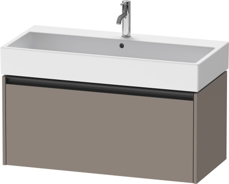 Duravit Ketho.2 Тумба под раковину с 1-им ящ. 98,4x46x44h см, цвет: базальт мат. K25078043430000
