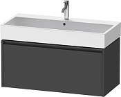 Duravit Ketho.2 Тумба под раковину с 1-им ящ. 98,4x46x44h см, цвет: графит мат. K25078049490000