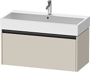 Duravit Ketho.2 Тумба под раковину 98,4x46x44h см, цвет: серо-коричневый супермат. K25078083830000