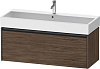 Duravit Ketho.2 Тумба под раковину с 1-им ящ. 118,4x46x44h см, цвет: орех темн. K25079021210000