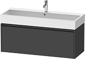 Duravit Ketho.2 Тумба под раковину с 1-им ящ. 118,4x46x44h см, цвет: графит мат. K25079049490000