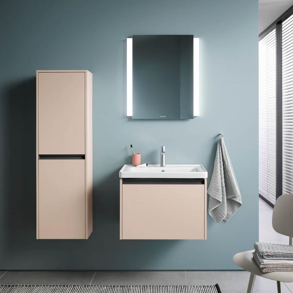Duravit Ketho.2 Тумба под раковину с 1-им ящ. 58,4x45,5x44h см, цвет: орех темн. K25081021210000
