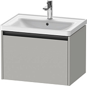 Duravit Ketho.2 Тумба под раковину 63,4x45,5x44h см, цвет: бетонно-серый мат. K25082007070000