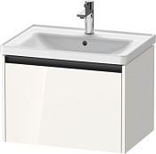 Duravit Ketho.2 Тумба под раковину с 1-им ящ. 63,4x45,5x44h см, цвет: белый глянц. K25082022220000